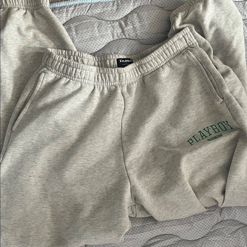 PLAYBOY Light Gray Athletic